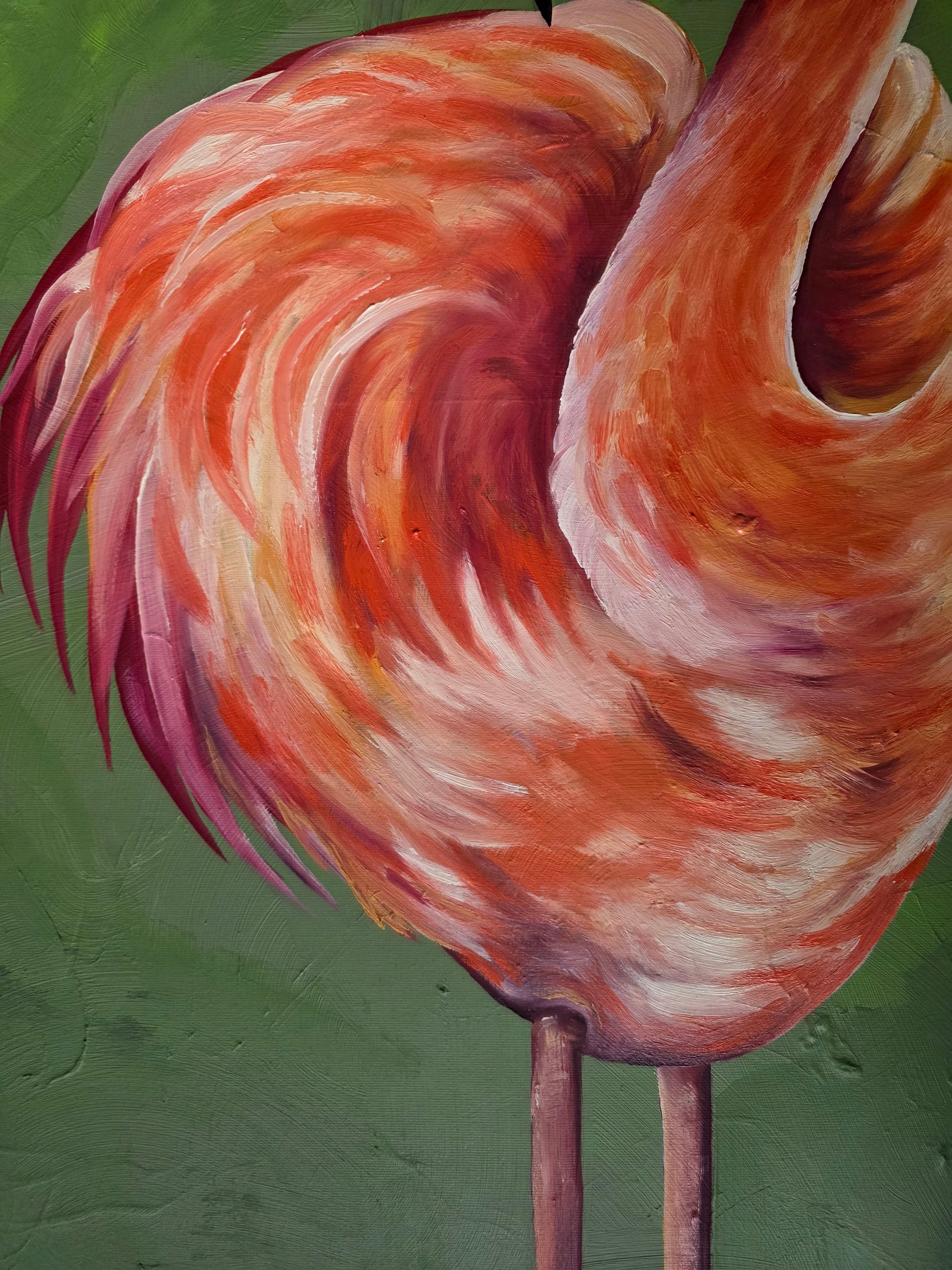 "Orange flamingo"