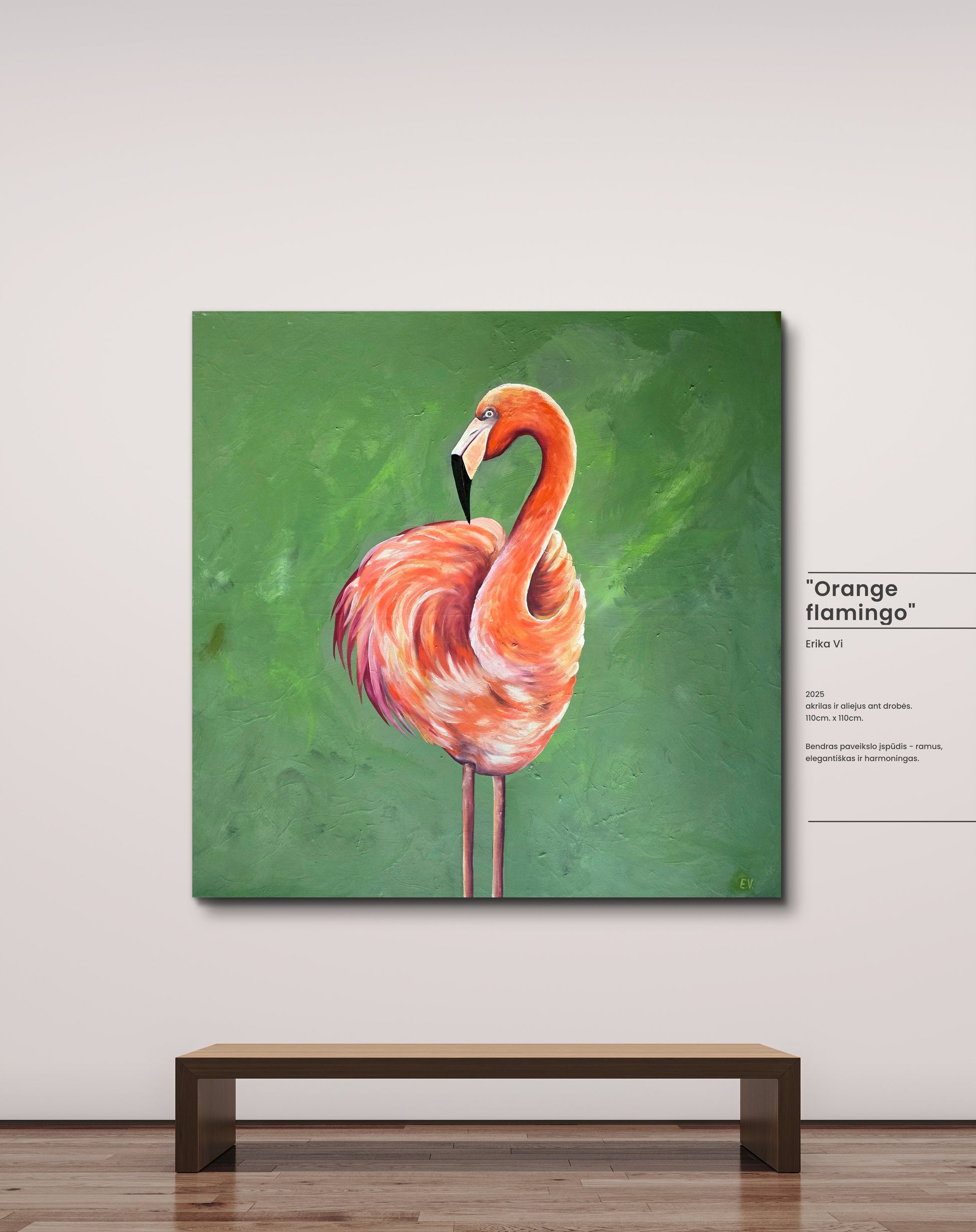 "Orange flamingo"
