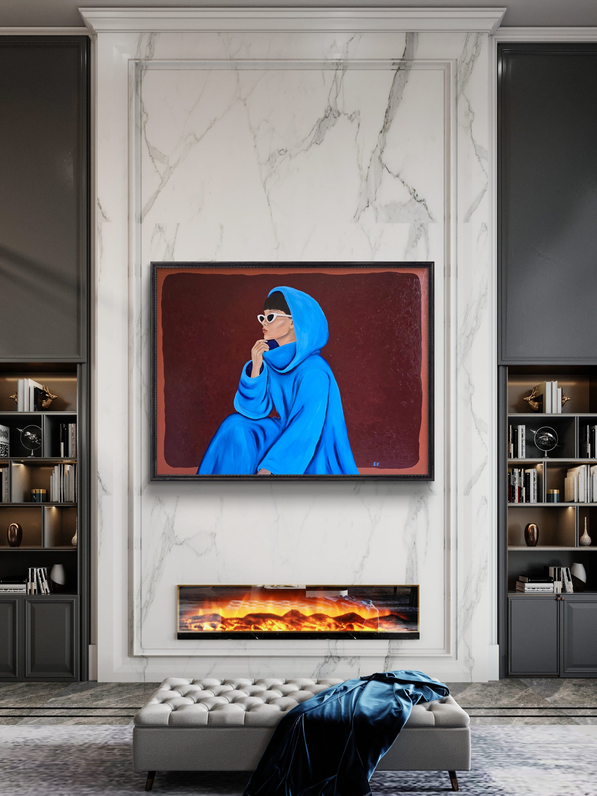 "The blue shelter"