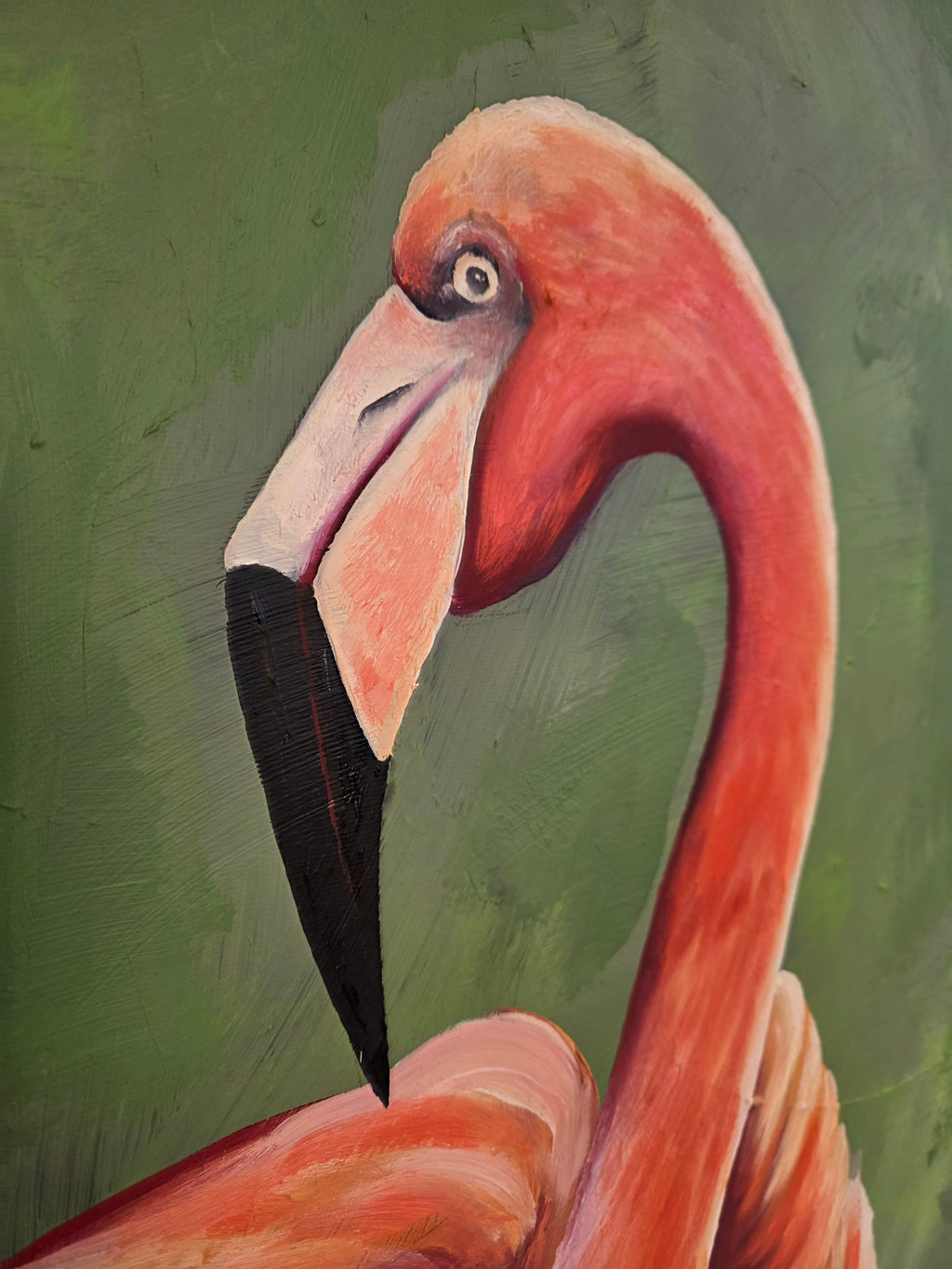 "Orange flamingo"