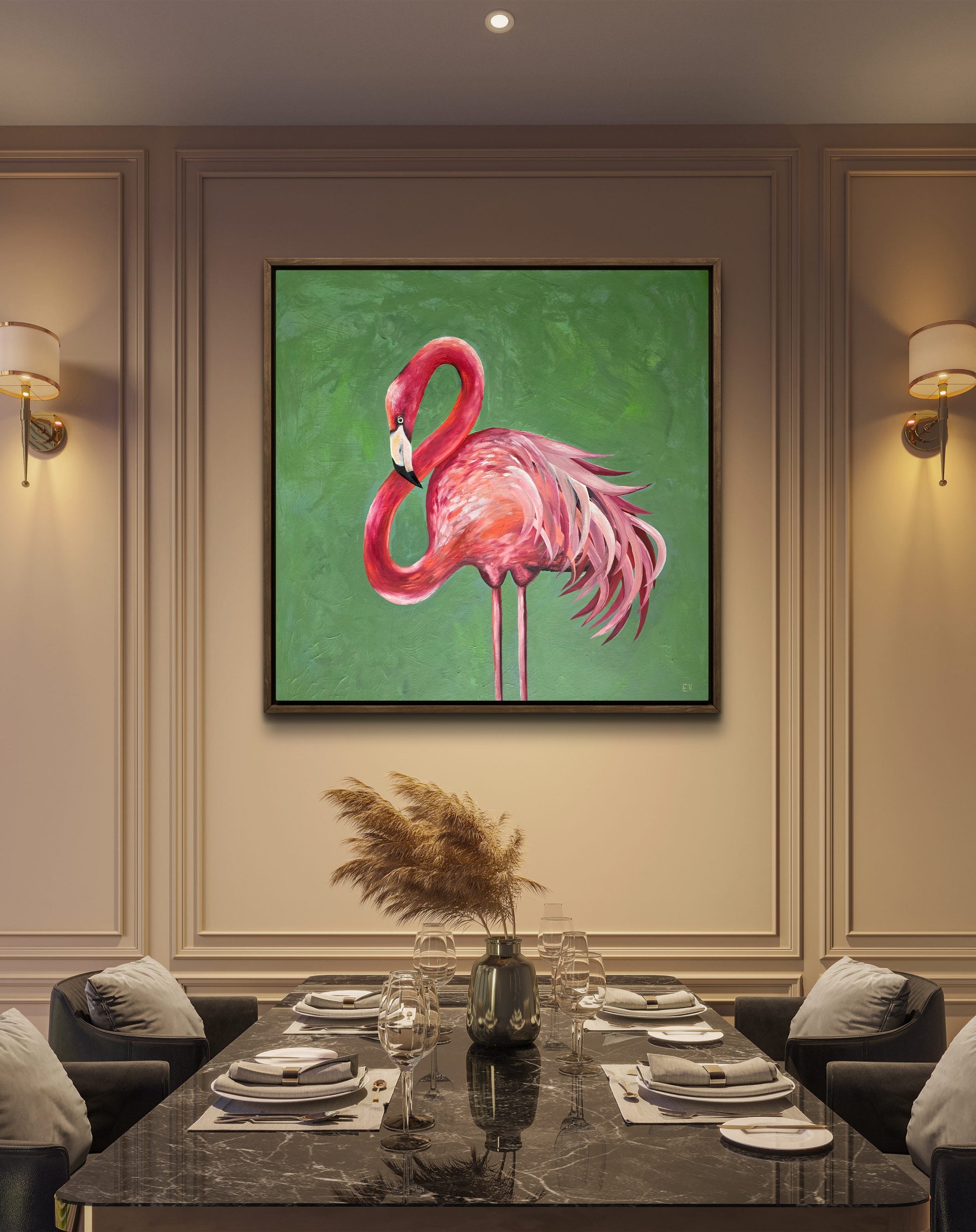 "Pink flamingo"